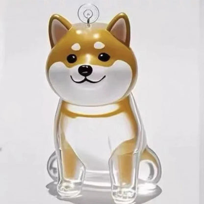Clear Puppy Hair Memorial Keychain | Pet Fur Keepsake Capsule DIY Pendant