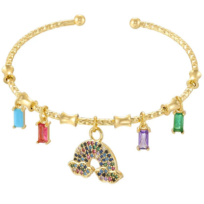 Golden Star Charm Cuff Bracelet | Trendy Fashion Jewelry for Women