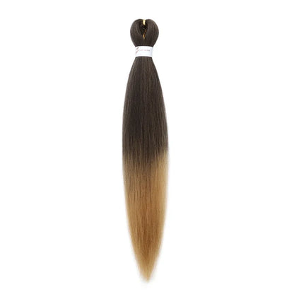 20 Inch Pre Stretched Braiding Hair | Yaki Straight Ombre EZ Braid for Black Women