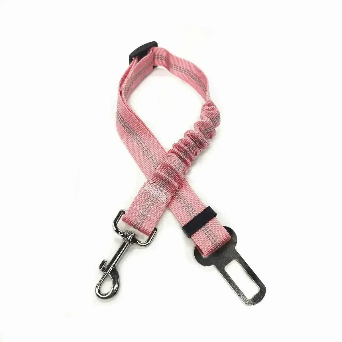 Pet Car Seat Belt Harness – Adjustable Safety Clip for Dogs & Cats