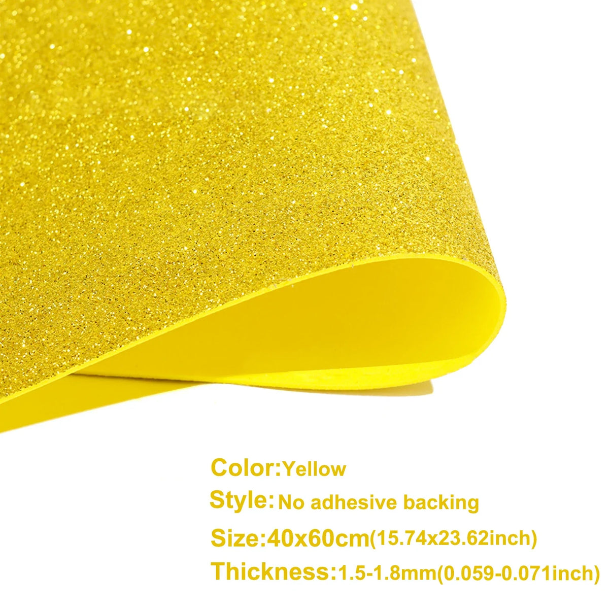 Glitter Foam Paper Sheets for DIY Crafts | Sparkle EVA Craft Foam 40x60cm