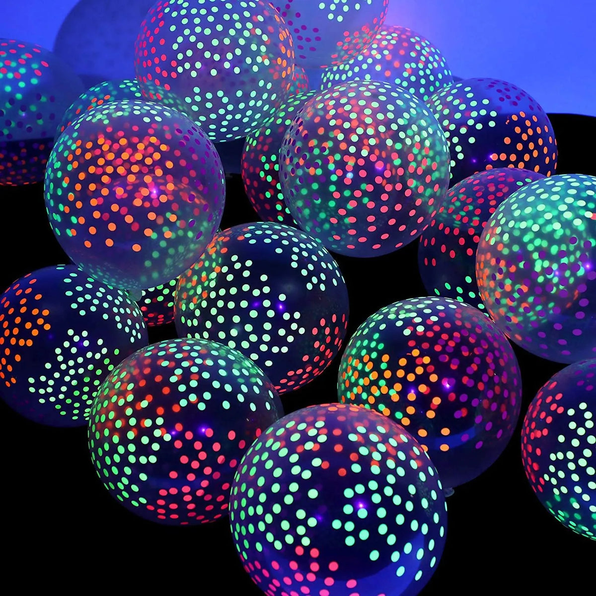 Glow Party Balloons 12 Inch Neon Latex Party Decor | 10 Pack