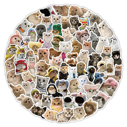 103 Pcs Cute Cat Stickers | Adorable Decor for Journals, Phones, Water Bottles & DIY Crafts
