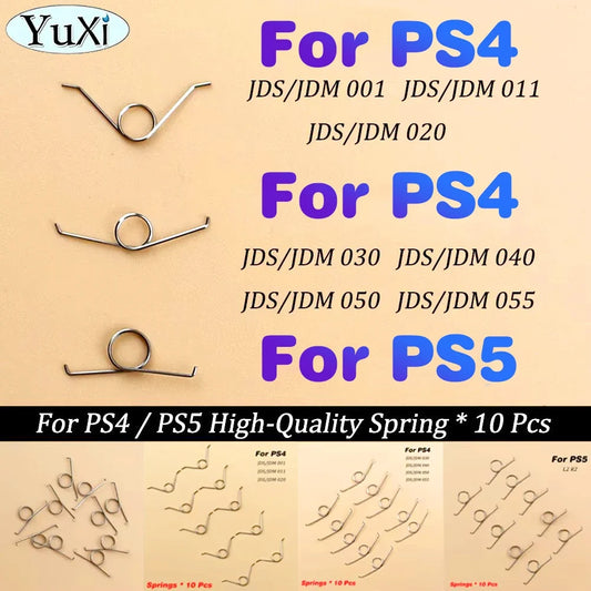 10Pcs PS4 PS5 Trigger Button Springs Set | Controller Repair Kit