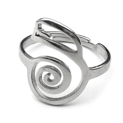 Dai Ko Myo Stainless Steel Pendant Necklace | Gold Color Master Reiki Symbol Jewelry