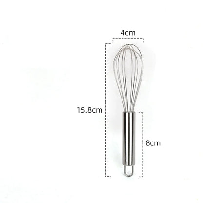 Egg Whisk Manual Egg Beater | Stainless Steel Kitchen Baking Utensil