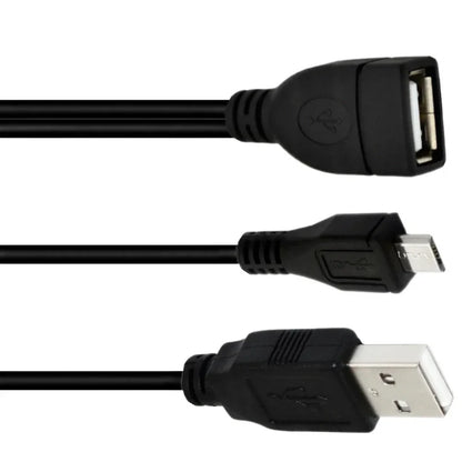 2-in-1 Micro USB to USB OTG Adapter with Power Cable | For Fire Stick, PlayStation Classic & More