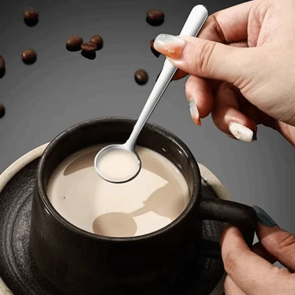 Portable Stainless Steel Tiny Spoon Set | Mini Coffee Spoons for Small Jars