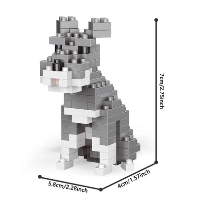 Mini Dachshund Dog Building Blocks Toy for Adults and Kids: Detailed and Lifelike Design,  Fun and Educational Construction Set