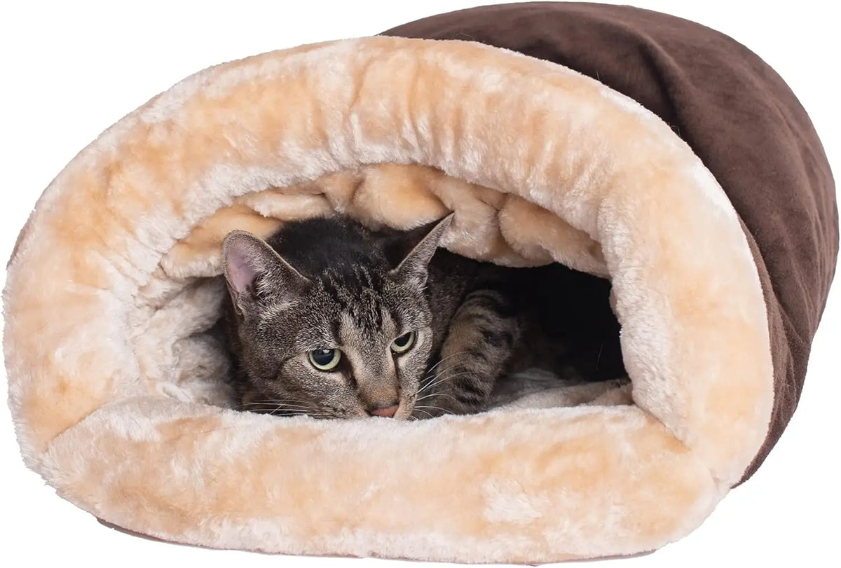 Autumn & Winter Cat Sleeping Bag - Warm, Semi-Enclosed Nest