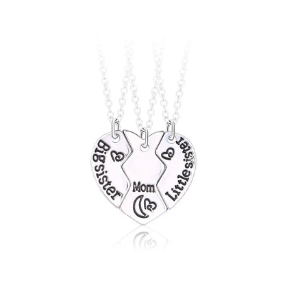 3 Piece Matching Pendant Necklace Set | Sun Moon Star Best Friend Gifts