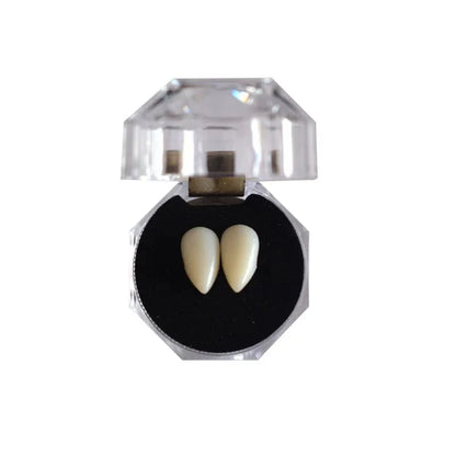 Vampire Teeth Fangs Dentures Props Halloween Costume Props False Teeth Solid Glue Denture Adhesive Halloween Party Decor