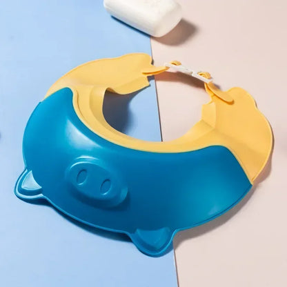 Baby Shower Cap with Adjustable Eye Protection | Waterproof Bath Shampoo Visor for Kids 0-6 Years