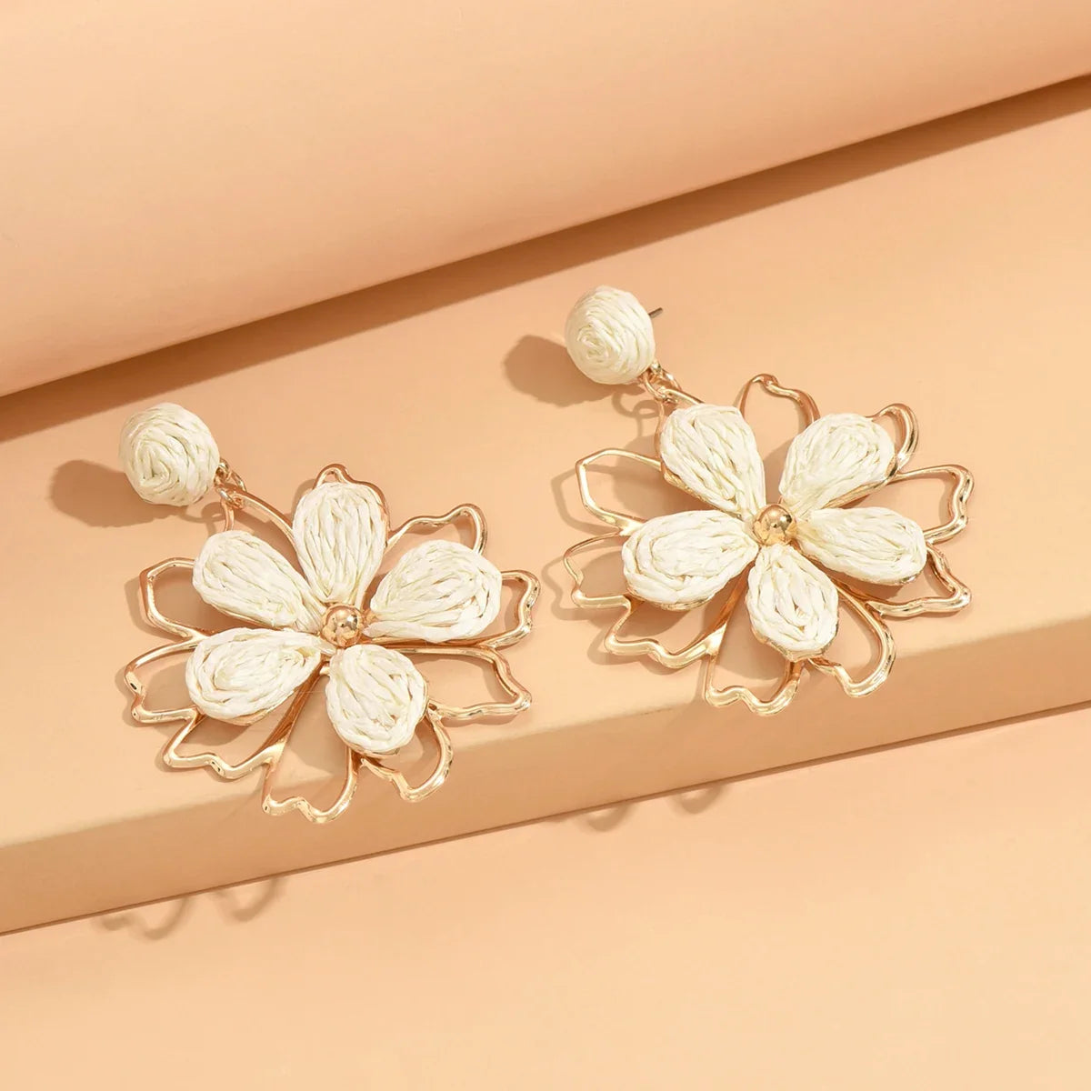 Bohemian Flower Drop Earrings | Handmade Summer Jewelry for Women