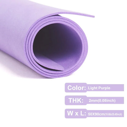 16 Colors EVA Foam Sheets 50x90cm | Colorful Craft Foam for Cosplay and DIY