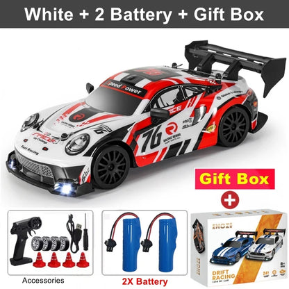 4WD RC Drift Car Remote Control GTRPRO AE86PRO Model 4x4 Racing RTR Radio Truck Vehicle Toy Gift for Boy Girl Children Kid Adult