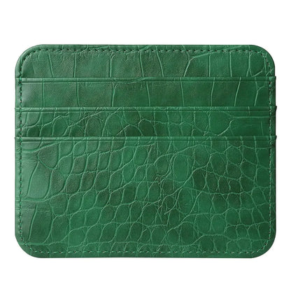 Slim Thin Mini ID Card Holder | PU Leather Credit Card Case for Men and Women