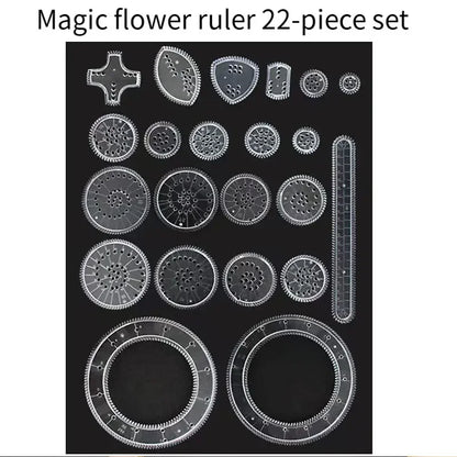Creative Gears Geometry Spirograph Drawing Stencils Set | Educational Art Toy for Kids