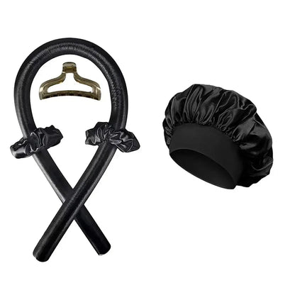 Heatless Curling Rod Set | No Heat Hair Curlers for Long Hair