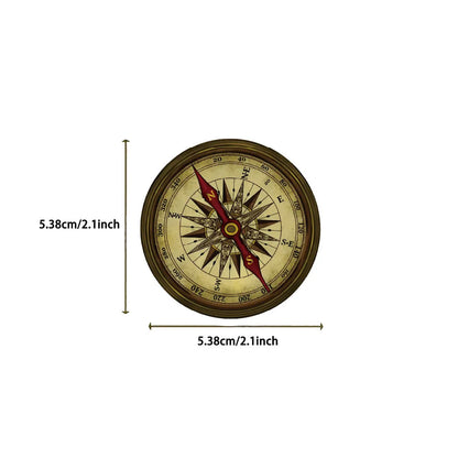 50 Pcs Travel Clock Map Graffiti Stickers | Waterproof Decals for Bike Laptop Pencil Case