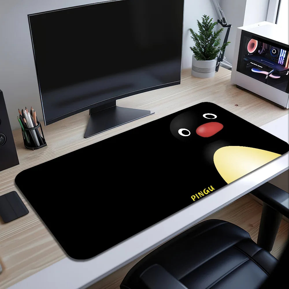 Mousepads Penguin Pingu Mat Non-slip Lockedge Office Student Gaming Thickened Large Writing Pad Cushion Mouse Pad