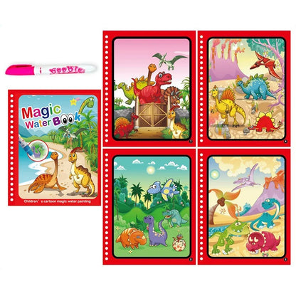Water Drawing Book for Toddlers | Reusable Montessori Coloring Toy
