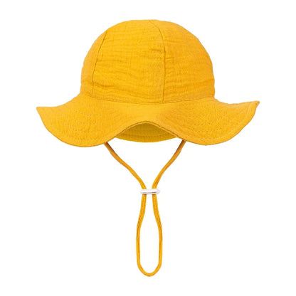 Floral Print Baby Bucket Hats | Adjustable Sun Protection Caps for Infant Boys Girls