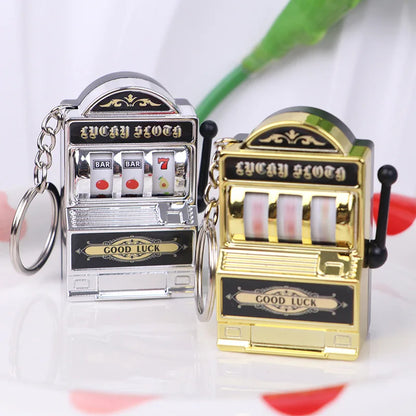 Fruit Slot Machine Keychain | Lucky Charm Bag Pendant for Adults