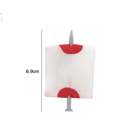 Fake Nail Through Finger Magic Trick | 5-Piece Bloody Prank Prop Set