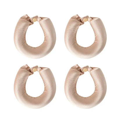 Satin Heatless Hair Curlers | Overnight No Heat Curling Rod Set