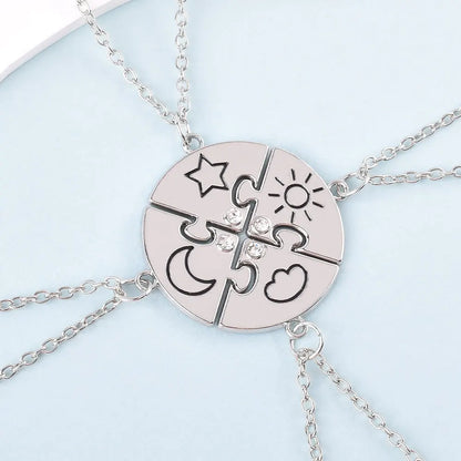 Heart-shaped Best Friend Necklace Set | BFF Friendship Jewelry for Girls