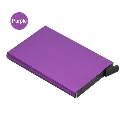 Slim Metal RFID Wallet | Minimalist Card Holder for Men and Women