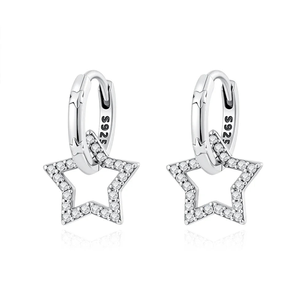 2026 New 925 Silver Elephant Cherry Blossom Butterfly Heart Earrings | Fine Jewelry for Women
