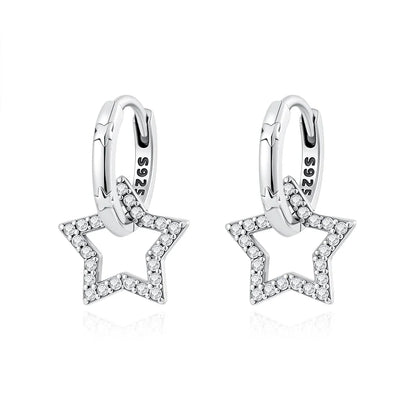 2026 New 925 Silver Elephant Cherry Blossom Butterfly Heart Earrings | Fine Jewelry for Women