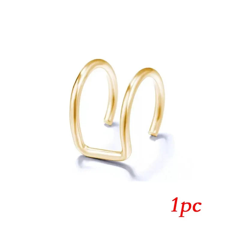 925 Sterling Silver Ear Cuff Without Piercing | Chain Tassel Earring for Women