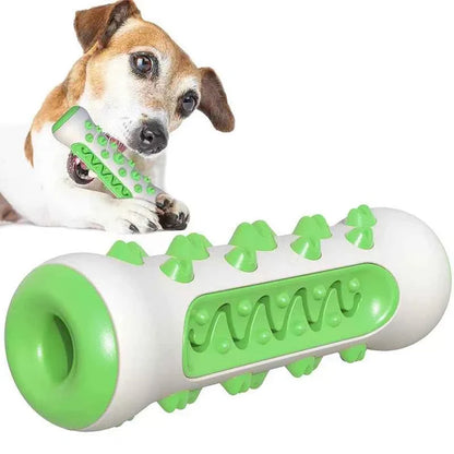 Chew-Resistant Rubber Dog Toy for Dental Health
