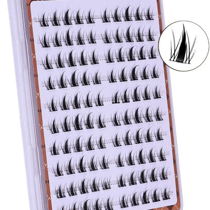DIY Self-Adhesive Cluster Lashes 10 Rows | Glue-Free Manga Sectioned Eyelashes