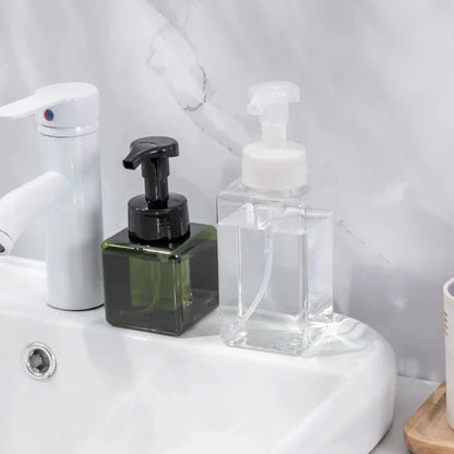 Portable Foam Soap Dispenser | Manual Press Pump Bottle for Bathroom and Travel
