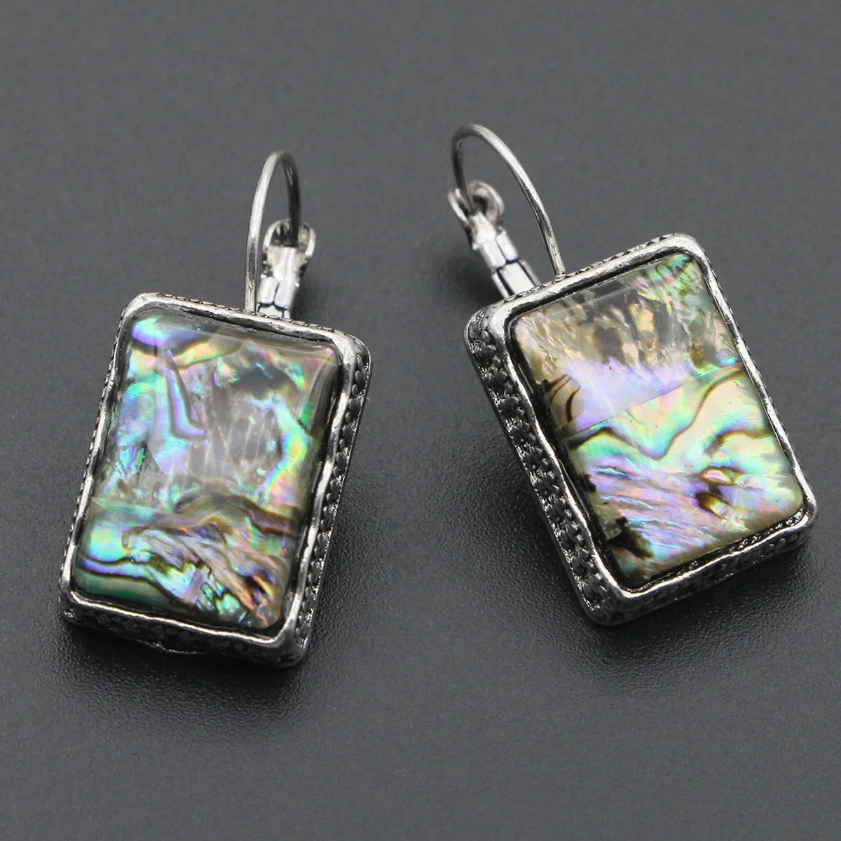 VILLWICE Shell Owl Drop Earrings | Antique Silver Plated Retro Jewelry
