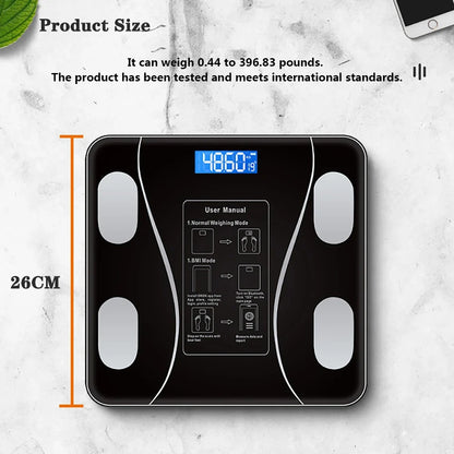 Smart Body Fat Scale – Wireless Digital Bathroom Weight & Analyzer