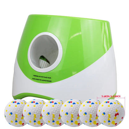 Automatic Dog Tennis Ball Launcher – Rechargeable Interactive Ball Throwing Machine for Small & Medium Dogs