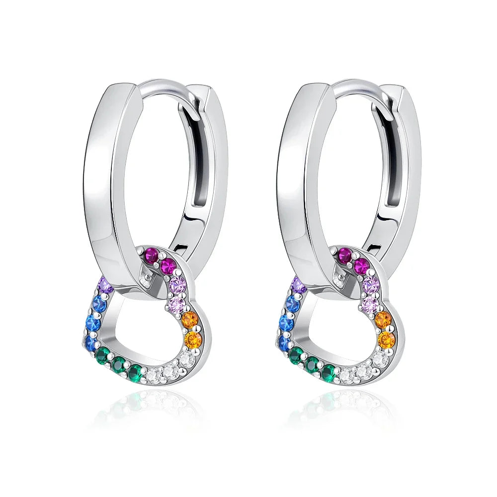 2026 New 925 Silver Elephant Cherry Blossom Butterfly Heart Earrings | Fine Jewelry for Women