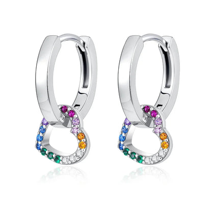 2026 New 925 Silver Elephant Cherry Blossom Butterfly Heart Earrings | Fine Jewelry for Women
