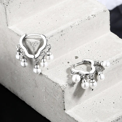 S925 Sterling Silver Cloud Pearl Earrings | Classic Stud Earrings for Women