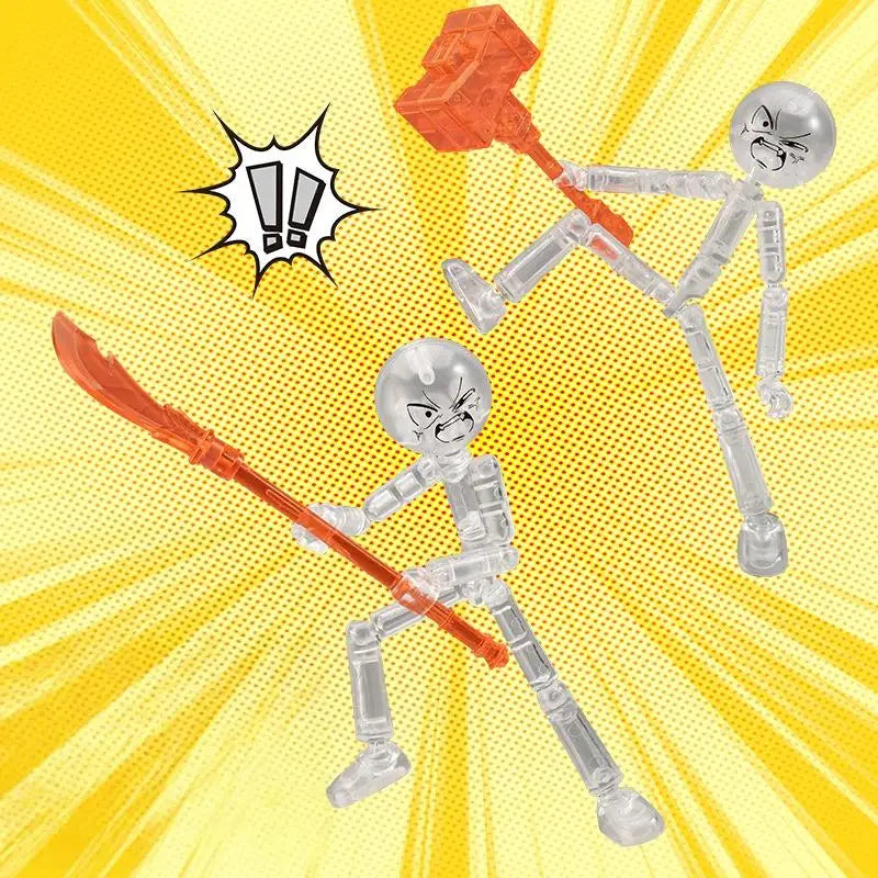 Multi-jointed Stickman Action Figure | 3D Printing Mannequin Toy
