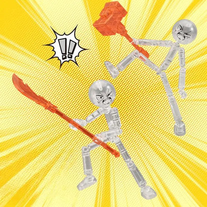 Multi-jointed Stickman Action Figure | 3D Printing Mannequin Toy