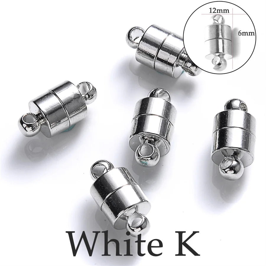 Heart Round Magnetic Clasps Set | DIY Jewelry Connector Charms
