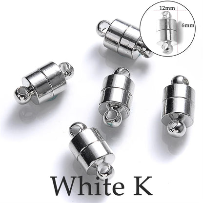 Heart Round Magnetic Clasps Set | DIY Jewelry Connector Charms