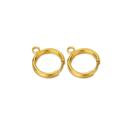 Stainless Steel Gold Color Earrings Hooks Set | DIY Jewelry Making Supplies