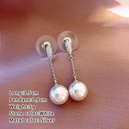 Elegant Drop Pearl Tassel Earrings | Fashion Jewelry for Women